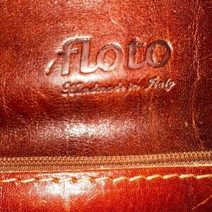 Floto Italian Leather Men's Bag - Rich Brown